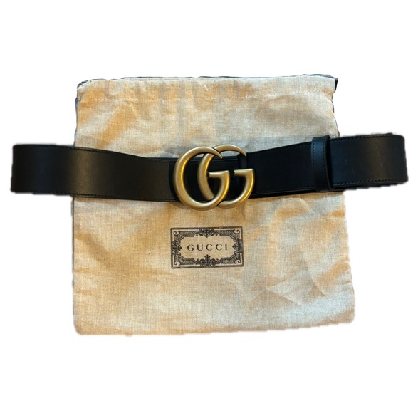 Gucci GG Marmont Wide Belt - Picture 1 of 9